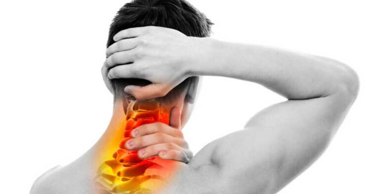 Ból szyi i węgla oznaki osteochondrozy